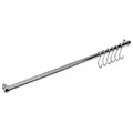 Metaltex Küchenorganizer-Set Haängeleiste Hakenleiste Küchenhelfer Wandleiste 58 oder 78 cm, (verchromt, hochglänzend), erweiterbar, mit 6 Haken inklusive Montagezubehör 78 cm
