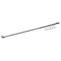 Metaltex Lonardo Relingleiste mit 6 Haken, Silber