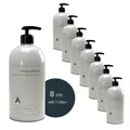 Massagelotion PURE | 8x1000ml | neutraler Duft | inkl. Spender | für Therapeuten