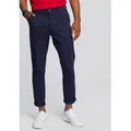 Jack & Jones Chinohose JPSTMARCO mit schmalem Bein und pflegeleichtem Stoff washed, modisch, schmal, Baumwollmischung blau 31