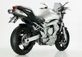 HURRIC Rac 1 Auspuff silber EG-BE passt für YAMAHA FZ6(04-06)/FZ6(07-08)/FZ6 Faz