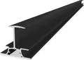 K2 Einlegeschiene 2.0, schwarz, 5,7 m, für Modulrahmenhöhe 30mm, 1 Stk.