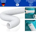 Abluftschlauch PVC 125mm 5m flexibel schallgedämmt wärmeisoliert Lüftung