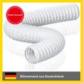 Abluftschlauch 125mm Alu-Flexschlauch Schallgedämmte 5m