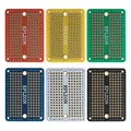 EPLZON Prototype Board Lötbares Breadboard Doppelseitig Leiterplatte PCB Circuit Board zum Schweißen von,DIY elektronische Artikel,Mehrfarbig(Packung mit 6 Stück)