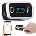 Medizinischer Finger-Pulsoximeter mit OLED-Farbdisplay, Bluetooth, App