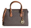 MICHAEL KORS Damen Tasche Bag SHEILA MD ZIP SATCHEL braun