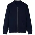 Kinder-Sweatshirt mit Reißverschluss Marineblau 92