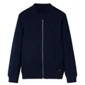 vidaXL Kinder-Sweatshirt mit Reißverschluss Langarmshirt Pullover Pulli Marineblau 92