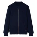 Kinderstrickjacke mit Reißverschluss 92 Marineblau