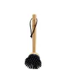 Meraki Spülbürste | Reinigungsbürste für Pfannen, Töpfe, Küchenspülbeckenreinigung, l.: 22 cm, mkhg040 | Braun