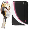 Butterfly® Timo Boll Gold 85020 Tischtennisschläger | Tischtennis Racket Bat TT Hobby & Freizeit | Trainingsschläger für geüpte Spieler | ITTF zertifizierter Pan Asia Belag | konkave Griffform