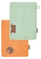 Sterntaler Waschlappen Doppelpack Bär Bo, 2er Pack Baby-Waschlappen, saugfähige Baumwolle, schöne Webkanten, süße Stickerei, weich und pflegeleicht, 21×15×0,5 cm, bunt