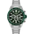 Jacques Lemans 1-2140G Liverpool Chronograph Herrenuhr 48mm 10ATM - Silber