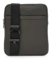 GUESS Milano Crossbody Flat Umhängetasche Tasche Dark Grey dunkelgrau Neu