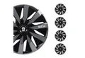 OMAC Radkappen Sparco 14 Zoll Roma Silber Grau 4tlg, (4-St) Einfache Installation, Haltbar