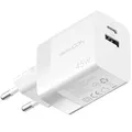Ladegerät USB-C USB-A 45W 3A Ladeadapter Schnellladegerät PD Netzteil Steckdose