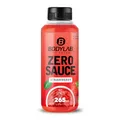 Bodylab24 Zero Sauce Erdbeere 265ml, kalorienarm, nur 3-9 kcal je 15g Portion, fett- und zuckerreduziert, perfekt zum Verfeinern von Gerichten, als Sauce oder Dressing, ideal für jede Diät