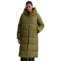 Marc O'Polo Daunenmantel am Saum mit seitlichen Zipper-Schlitzen grün XS (34)