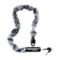 Kryptonite Keeper 785, Kettenschloss mit integriertem Schlosskopf, 7 mm gehärteter Manganstahl, Sicherheitslevel 5/10, für Fahrräder und Scooter; Gewicht 1,59 kg, Länge 85 cm, Farbe Grau