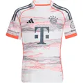 Adidas FC Bayern München 25/26 Auswärtstrikot Kinder - weiß