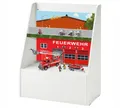 STIKKIPIX Möbelfolie BGSR02, Feuerwehr Möbelfolie BERGIG-Regal von IKEA (Möbel NICHT inkl)