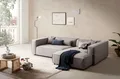 LeGer Home by Lena Gercke Ecksofa PIARA XXL, Big-Sofa, Cord, Leinenoptik o. Strukturstoff, L-Form, wahlweise Ottomane rechts/links, Kedernaht, extra tiefe Sitzfläche