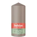 Bolsius: Stumpenkerze 130/68mm - Helles Taupe (6 Stück)