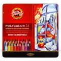 Koh-i-Noor Polycolor- Künstlerfarbstifte 24er Set im Metalletui (24x) (42830743)
