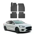 OMAC Gummi Fußmatten für Ford Focus mk4 2019-2025 Automatten Schwarz 4tlg