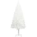 vidaXL Künstlicher Weihnachtsbaum Naturgetreue Nadeln Weiß 120 cm