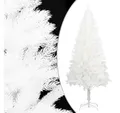 Kunstpflanze, vidaXL, Künstlicher Weihnachtsbaum Naturgetreue Nadeln Weiß 120 cm