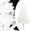 Kunstkerstboom mit lebensechten Nadeln 120 cm Weiß