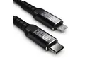 CABLETEX USB C zu Lightning Kabel für iPhone und iPad Ladekabel Lightningkabel, Lightning, USB-C (200 cm), MFi-Zertifizierung