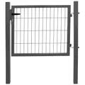 Gartentor Gartentür Zauntür Zauntor Pforte Anthrazit 80cm Quadratrohr V2Aox