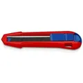 CutiX Universalmesser, Teppichmesser rot/blau, inkl. 2 Klingen