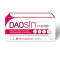 DAOSiN Tabletten, Hochdosiert, bei Histaminunverträglichkeit zur Ergänzung des körpereigenen DAO Enzyms zum Histaminabbau aus der Nahrung, Hohe Enzymaktivität 1,1 Mio. HDU, Vegan - 1 x 25 Tabletten