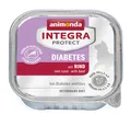 animonda INTEGRA PROTECT Adult Diabetes Rind 16x 100 g Katzenfutter Nassfutter