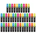 40 St. GENIE Textmarker 5 Farben Neon Mini Marker Set Highlighter