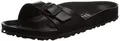 Birkenstock Damen Madrid Big Buckle Black, Oiled Leather FLIP Flops, 42 EU