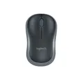 Logitech M185 Maus (wireless, USB Empfänger, schwarz, grau, batteriebetrieben, Scrollrad)