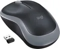 Logitech M185 Wireless Maus optisch kabellos USB Empfänger Grau
