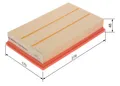 Luftfilter BOSCH F 026 400 624 für OE 5QM 129 620 B - 5Q0 129 607 BD - 5Q0 129