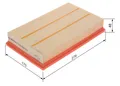 BOSCH F 026 400 624 Luftfilter für AUDI,CUPRA,DAIHATSU,FORD,SEAT,SKODA,VW