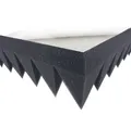 Pyramidenschaumstoff 49x49x7 cm SELBSTKLEBEND Akustikpur Akustikschaumstoff