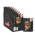 Rosewood Chewy Sticks Huhn Medium – Kaustangen mit Huhn und Rinderhaut, Rohhaut Kausnack für Hunde, unterstützt die Zahnpflege, ohne Getreide, ohne künstliche Zusatzstoffe, (8x100 g)