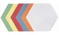 Franken Moderationskarte Wabe, 190 x 165 mm, sortiert, 500 Stück; Packungsinhalt: 500 Stück