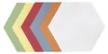 Franken UMZ 1719 99 Moderationskarte Wabe, 190 x 165 mm, sortiert, 500 Stück