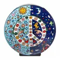 Goebel Dekovase James Rizzi - Give Peace a Chance bunt