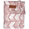 Hoppediz Wickelauflage Wickelmax Design Amsterdam rose (1-tlg), Wickelauflage Wickelunterlage rosa